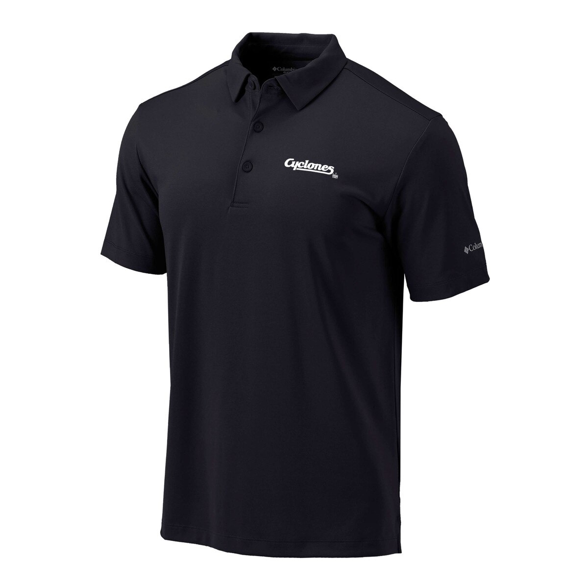 Columbia Cyclones Script Black Polo